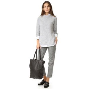 STEVEN ALAN split side grey sweater